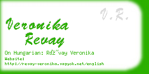 veronika revay business card